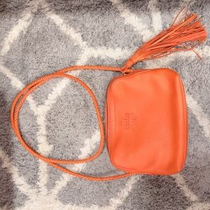 • tory burch • orange camera bag